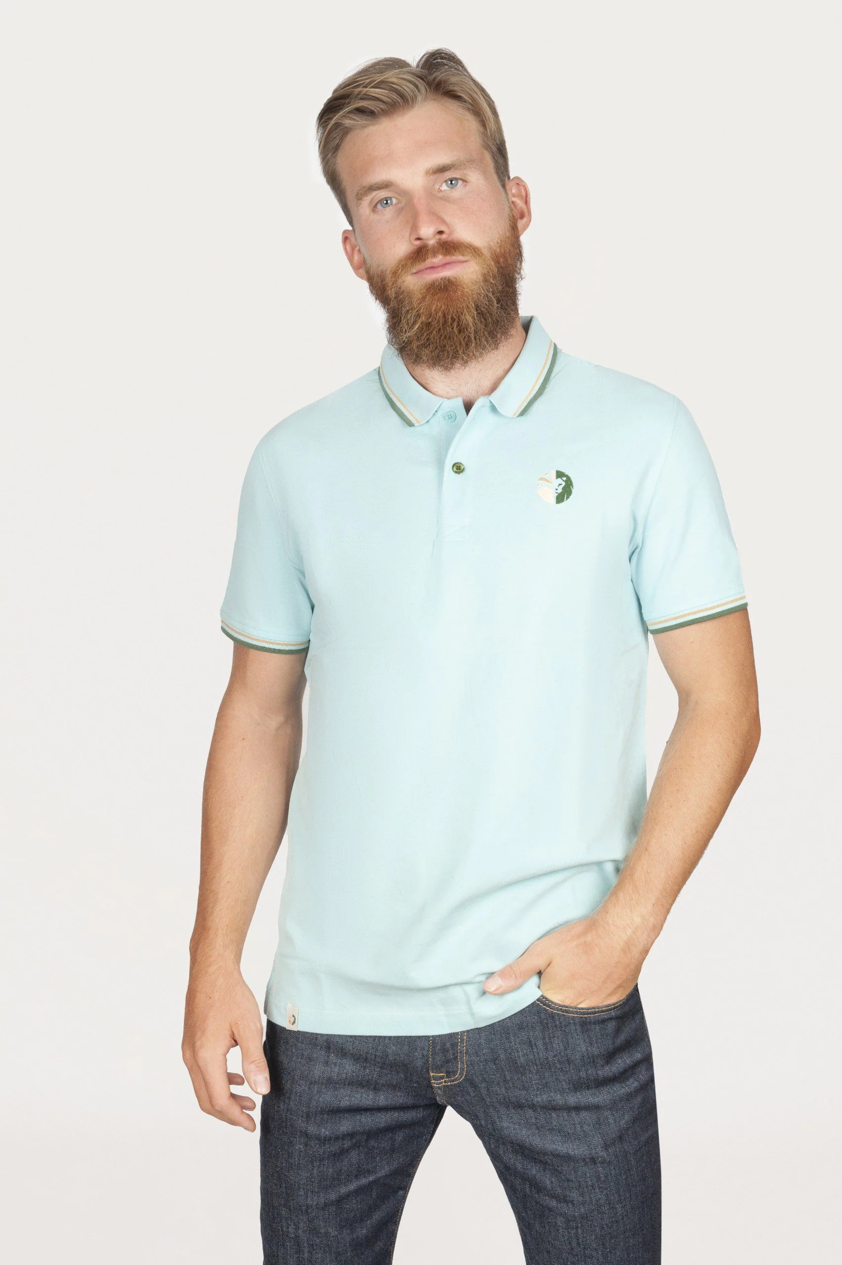 Stanley Bleu - Polo homme 100% coton BIO – Image 2