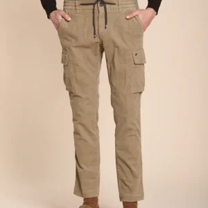 Chile Jogger pantalon cargo homme en velours 1500 raies extra slim fit