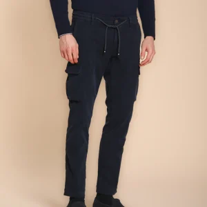 Chile Jogger pantalon cargo homme en velours 1500 raies extra slim fit