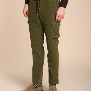 Chile Jogger pantalon cargo homme en velours 1500 raies extra slim fit
