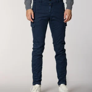 Bolivia pantalon cargo homme en gabardine regular fit