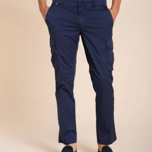 Chile pantalon cargo homme en gabardine stretch regular fit