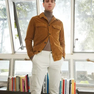 Chile pantalon cargo homme en gabardine stretch regular fit
