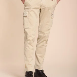 Chile pantalon cargo homme en gabardine extra slim fit ①