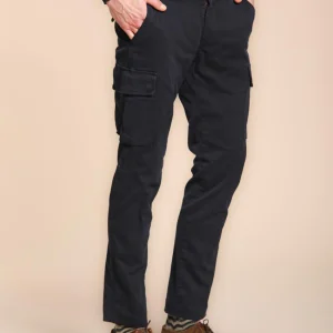 Chile pantalon cargo homme en gabardine extra slim fit ①