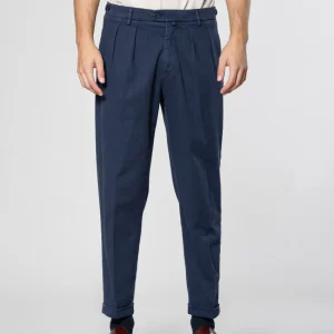 Don Johnson 2 Pinces pantalon chino homme en bull carrot fit
