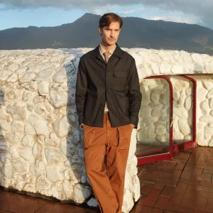 San Luis M74 pantalon cargo homme en gabardine relaxed fit