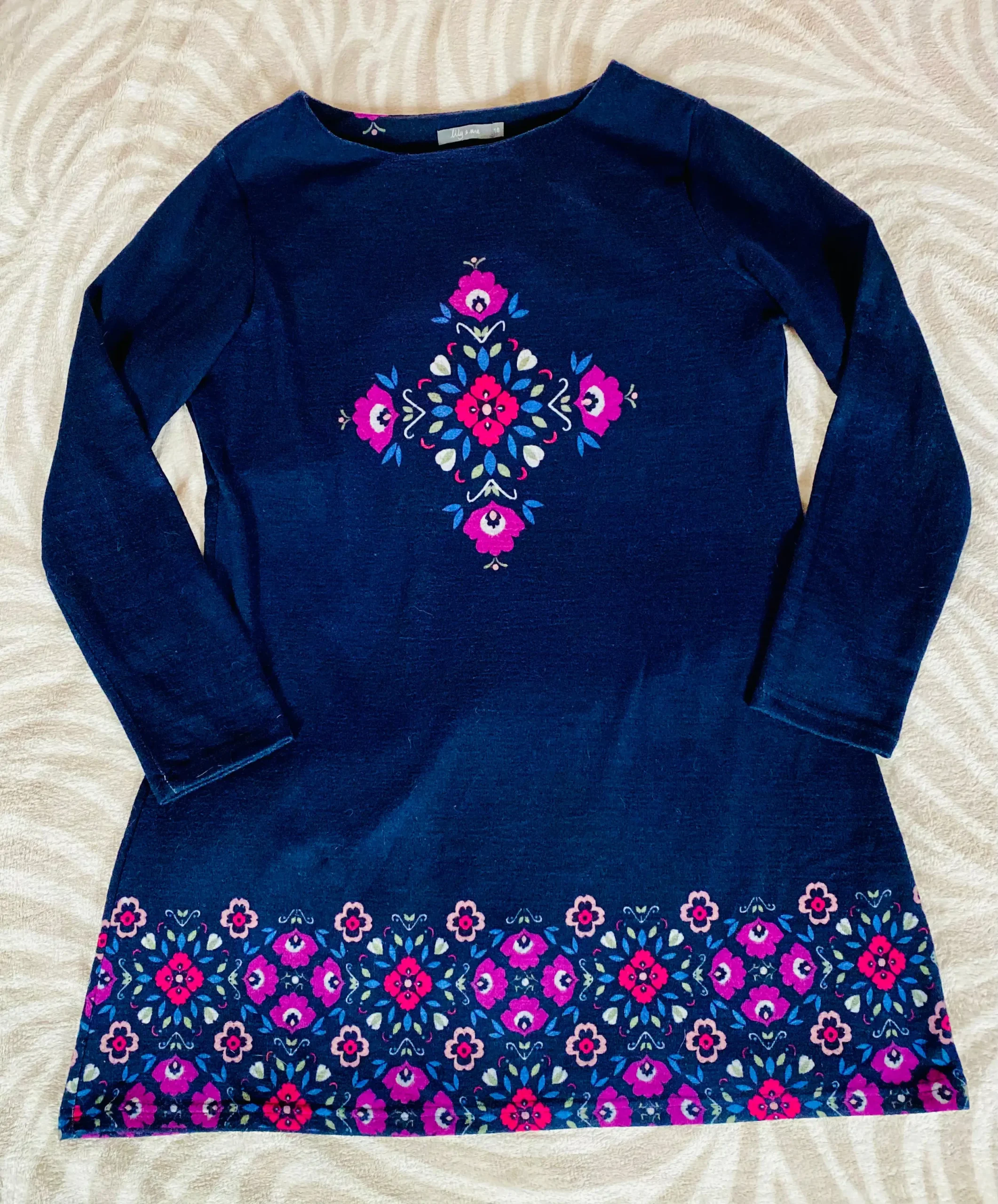 Robe Femme Épaisse à Motifs Fleuris - Taille 44/46 - Lily&Me
