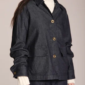 Irma veste femme en denim stretch