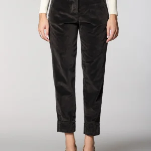 New York Carrot pantalon chino femme en velours carrot fit