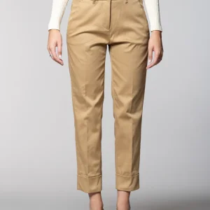 New York Carrot pantalon chino femme en gabardine carrot fit