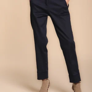 New York Carrot pantalon chino femme en gabardine carrot fit