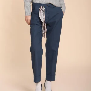 New York Carrot pantalon chino femme en coton et laine carrot fit ①