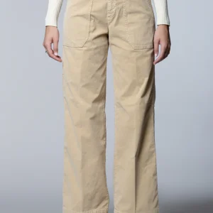 Dallas Wide L pantalon cargo femme en velours 1000 raies wide leg