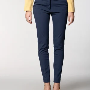 New York Slim pantalon chino femme en jersey technique slim fit ①