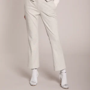 New York Trumpet pantalon chino femme en jersey à motif chevron slim fit