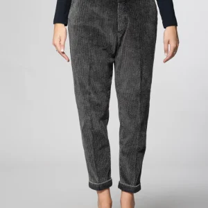 Malibu Jogger City pantalon chino femme en velours côtelé relaxed fit