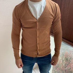 Pull Cardigan beige fashion homme