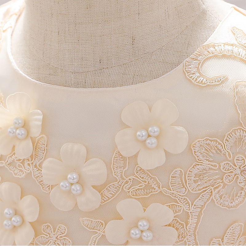 Robe de Princesse Bébé Beige – Image 3
