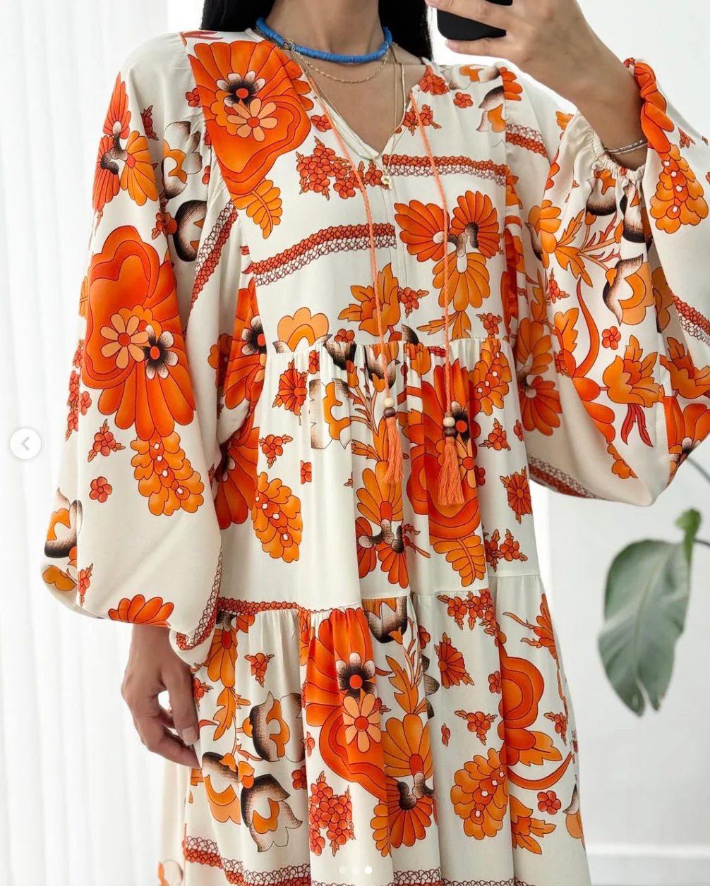Robe longue à motifs – Image 4