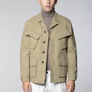 Vietnam Jacket veste homme en gabardine teintée en pièce