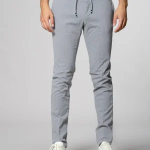 Milano Jogger pantalon chino homme en gabardine stretch extra slim fit