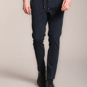 Milano Jogger pantalon chino homme en gabardine stretch extra slim fit