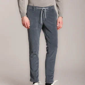 Milano Jogger pantalon chino homme en velours 500 raies extra slim fit