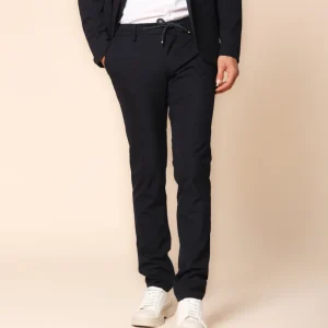 Milano Jogger pantalon chino homme en jersey technique extra slim fit