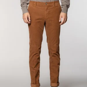 New York pantalon chino homme en velours 1000 raies regular fit
