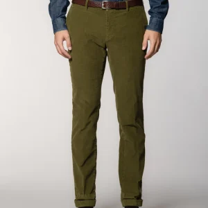 New York pantalon chino homme en velours 1000 raies regular fit