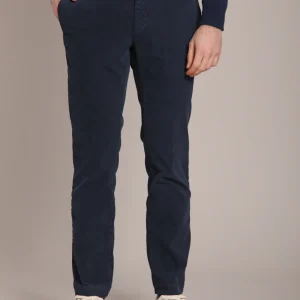 New York pantalon chino homme en velours 1000 raies regular fit