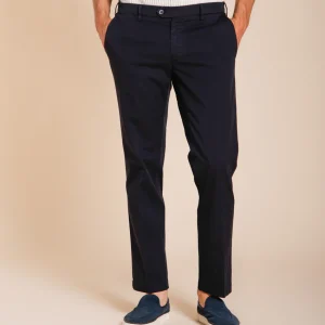 New York pantalon chino homme en gabardine stretch regular fit ①