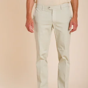 New York pantalon chino homme en gabardine stretch regular fit ①