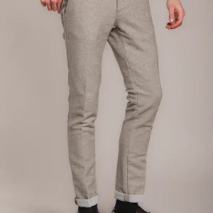Torino pantalon chino homme en laine synthétique slim fit