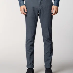 Milano pantalon chino homme en motif œil de perdrix extra slim fit