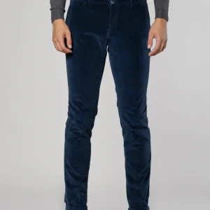 Milano pantalon chino homme en velours 500 raies extra slim fit