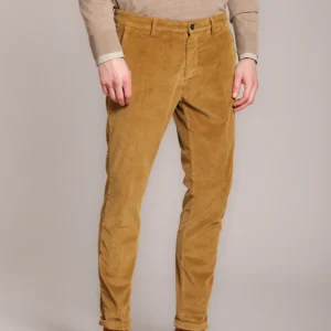 Osaka pantalon chino homme en velours 500 raies carrot fit