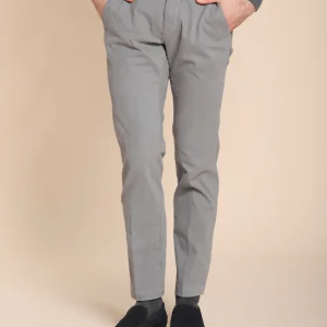 Torino Winter pantalon chino homme en gabardine stretch slim fit