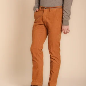 Torino Winter pantalon chino homme en velours 1000 raies slim fit