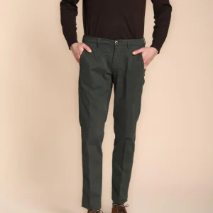 Torino pantalon chino homme en gabardine slim fit ①