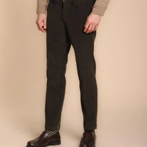 Torino pantalon chino homme en velours 1500 raies slim fit ①