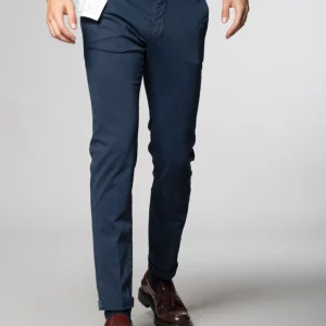 Torino Flex pantalon chino homme en satin slim fit