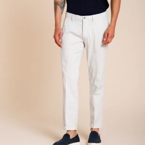 Torino Flex pantalon chino homme en gabardine stretch slim fit ①