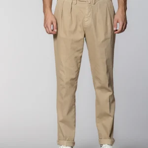 Boston 2 Pinces pantalon chino homme en tricot relaxed fit