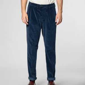 Boston 2 Pinces pantalon chino homme en velours 500 raies relaxed fit