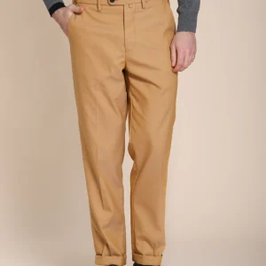 Boston pantalon chino homme en coton et laine relaxed fit