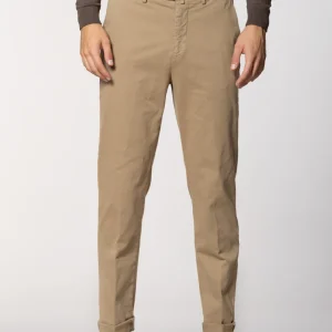 Boston pantalon chino homme en coton tissé diagonale relaxed fit