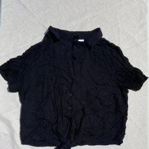 Chemise Crop Top à Nouer Noire - H&M - Taille 34