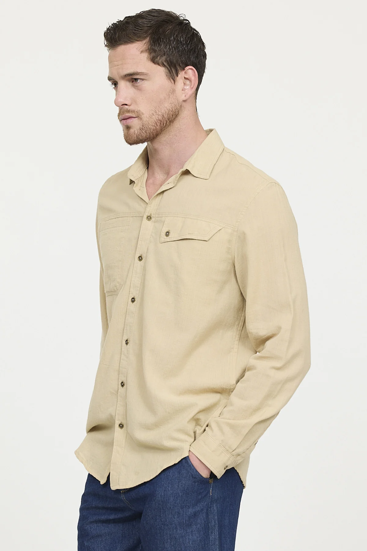 Chemise DAMAR Beige – Image 2